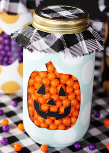 Pumpkin Halloween Mason Jar