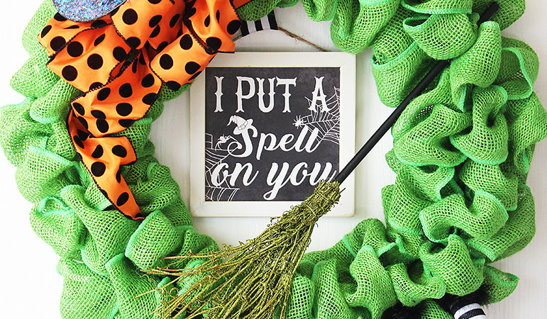 DIY Halloween Wreath