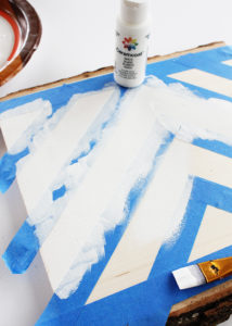 DIY Painted Wood Charger