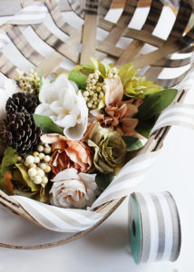 Fall Tobacco Basket Wreath