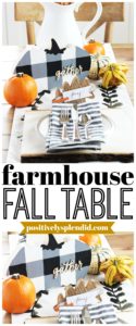 Farmhouse Fall Table DIY Table Setting Idea