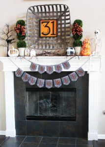 Halloween Mantel Decorations