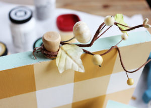 Wood Block Pumpkin Stem