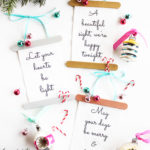 Canvas Banner Christmas Ornaments