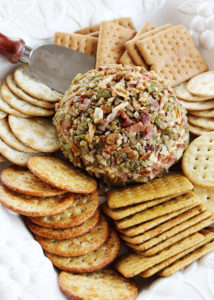 Cheese Ball with Green Chile and Bacon