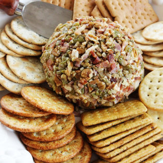 Cheese Ball with Green Chile and Bacon