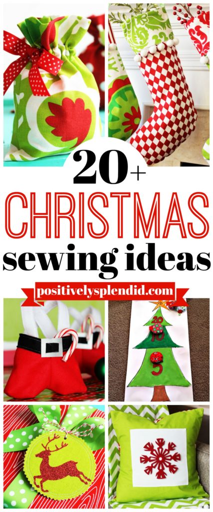Christmas Sewing Ideas - 20+ great projects to make for the holidays!