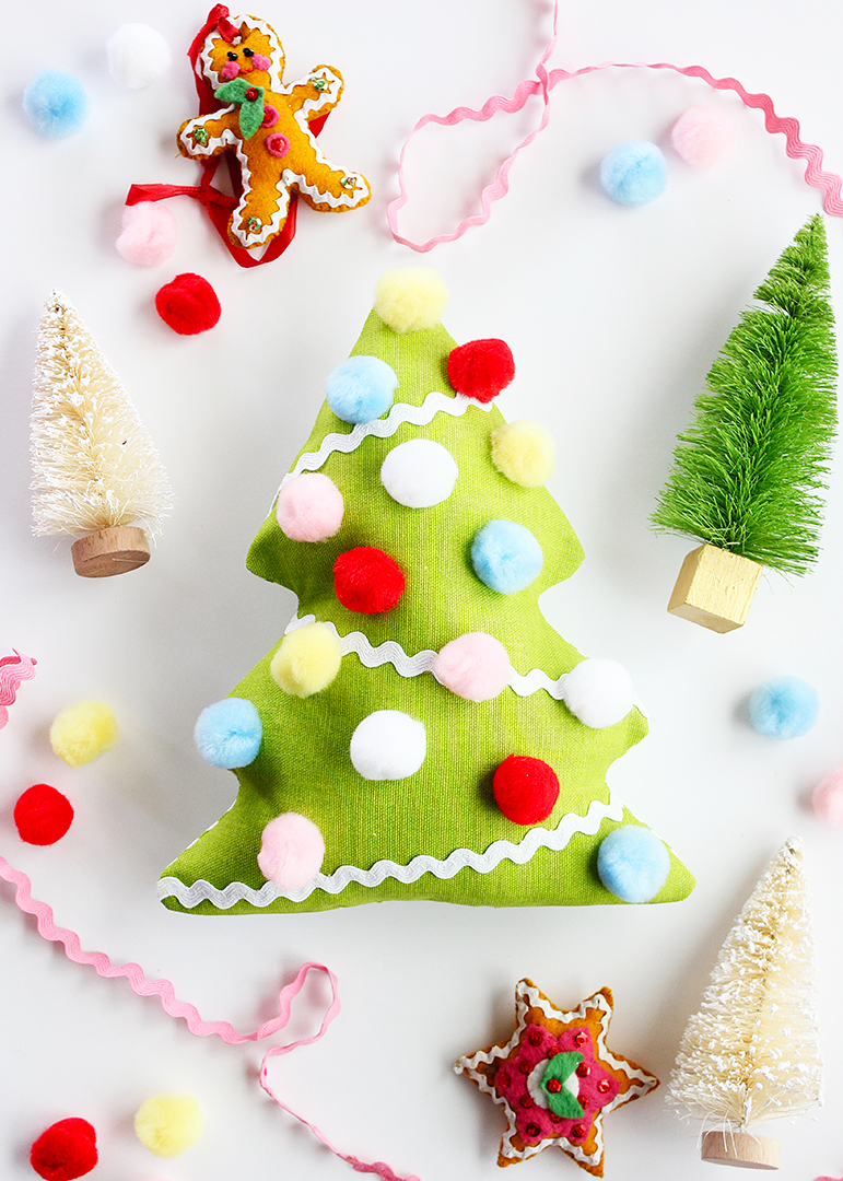 Felt Christmas Tree Scissors Pouch