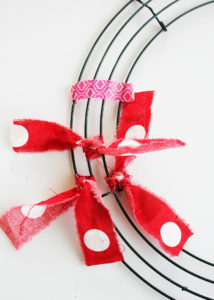Fabric Rag Wreath