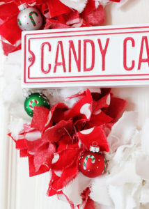 Fabric Scrap Wreath