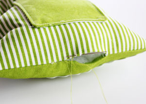 Sew Pillow Opening Closed