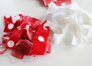 Torn Fabric Strips