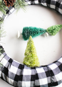 Bottle Brush Tree Wreath