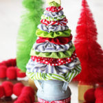 Fabric Yoyo Christmas Tree