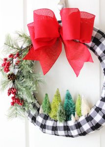 Miniature Christmas Tree Wreath