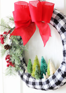 Miniature Tree DIY Christmas Wreath