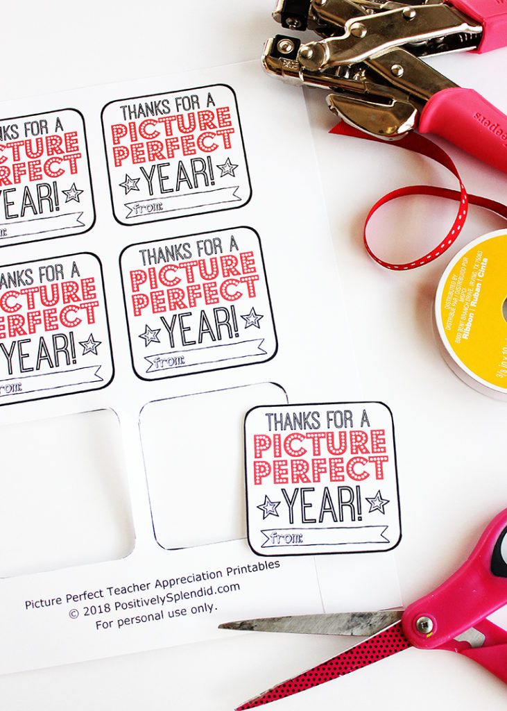 Movie Teacher Appreciation Gift Printable