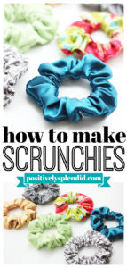 DIY Scrunchie Pattern and Tutorial