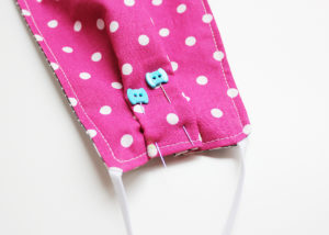 Box Pleat Cloth Face Mask