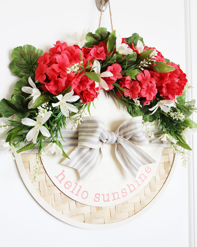 DIY Flower Wreath