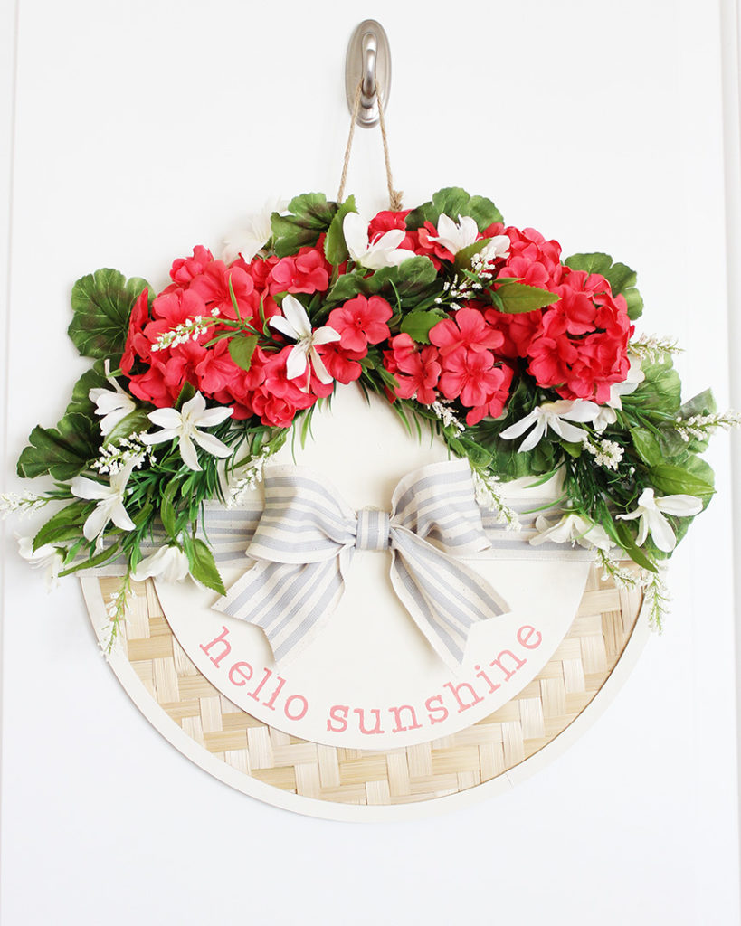 DIY Flower Wreath Tutorial