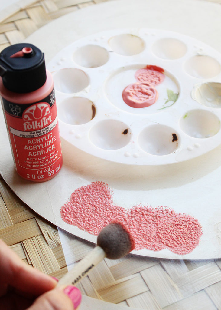 Foam Spouncer for Stenciling