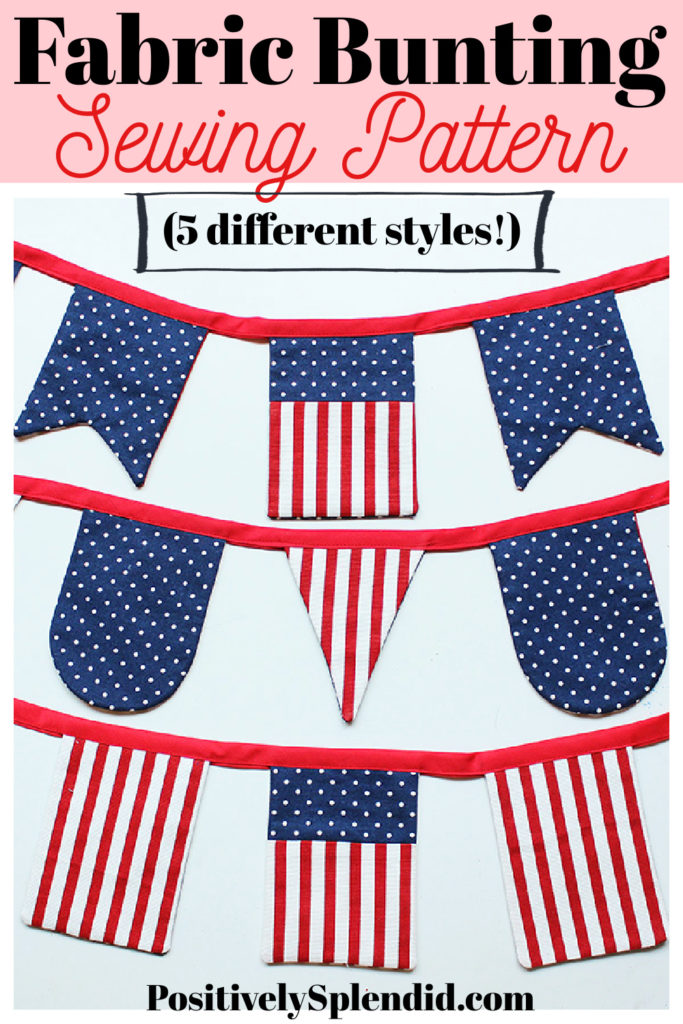 Free Fabric Bunting Pattern