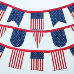 How to sew a fabric bunting