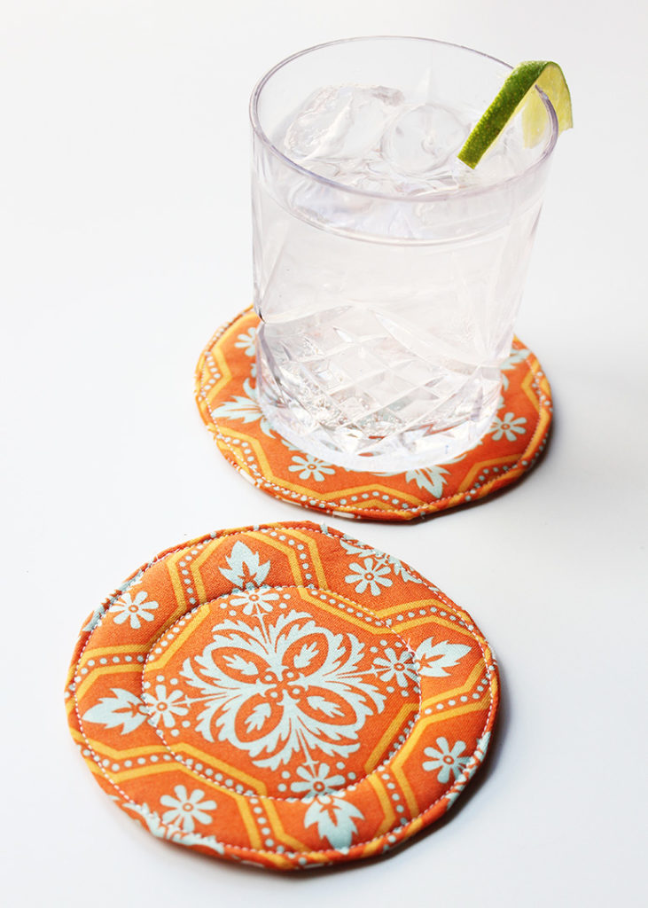 How to Make Fabric Coasters (Three Cute Styles!) Positively Splendid