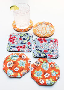 Sew Fabric Coasters