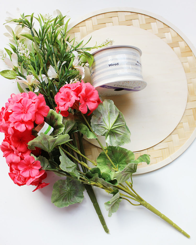 Summer DIY Flower Wreath Supplies