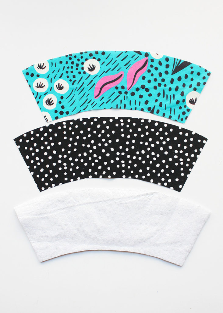 Easy Fabric Coffee Sleeve Pattern Positively Splendid {Crafts, Sewing