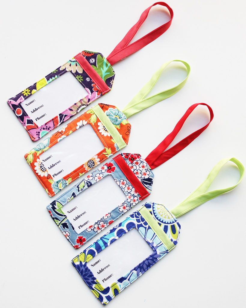 Free Luggage Tag Pattern Positively Splendid {Crafts, Sewing, Recipes