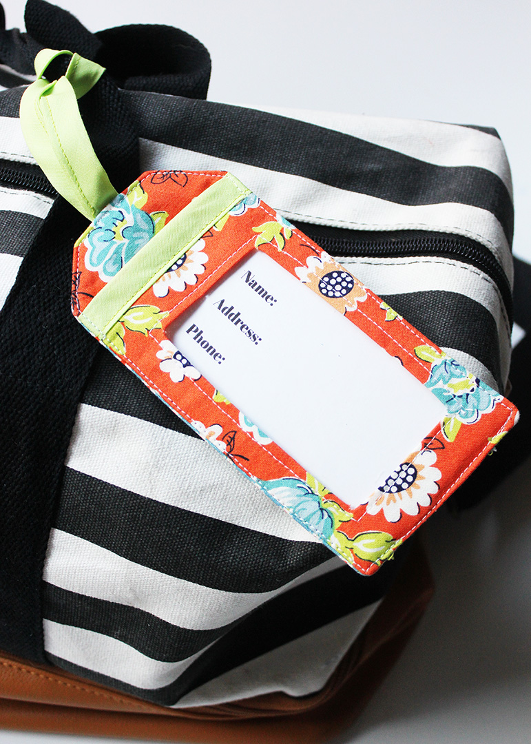 Luggage Tag Sewing Pattern