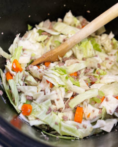 Add Chopped Cabbage