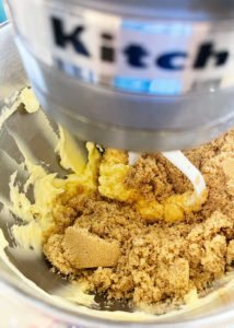 Beat Together Shortening and Brown Sugar