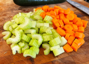 Chop Carrots and Celery