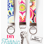 Fabric Key Fob Sewing Pattern