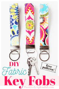 Fabric Key Fob Sewing Pattern