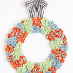 Fabric Yo Yo Wreath