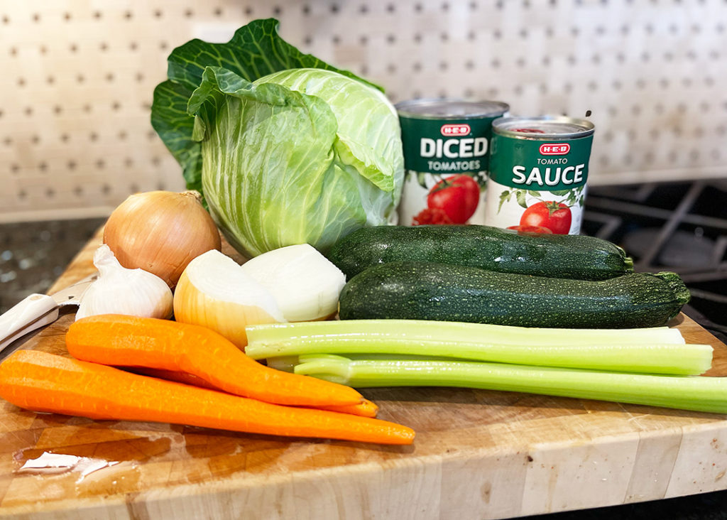 Vegetable Soup with Ground Beef Positively Splendid {Crafts, Sewing