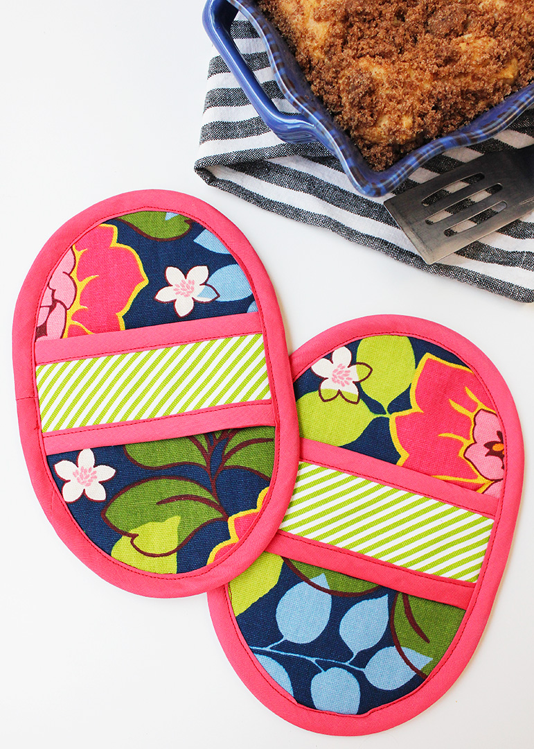 Handmade Potholders from the Flower City Pattern Testers