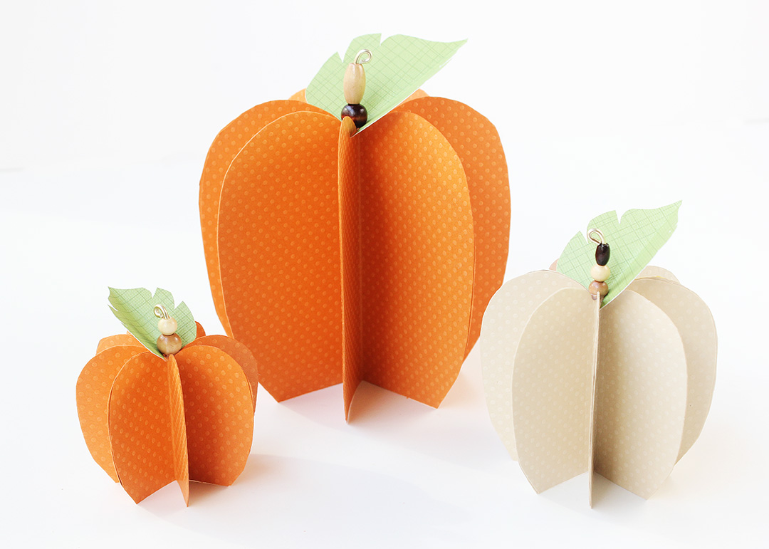 3D Paper Pumpkins