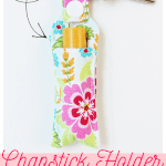 Chapstick Holder Keychain