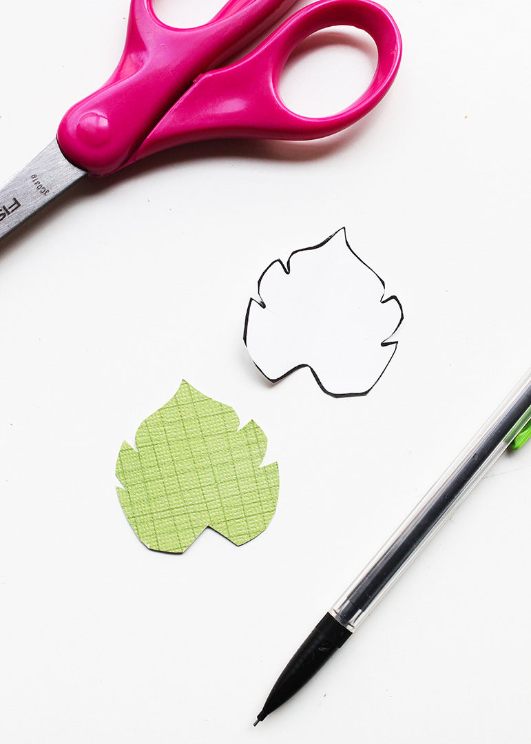 Cut Out Leaf Shape