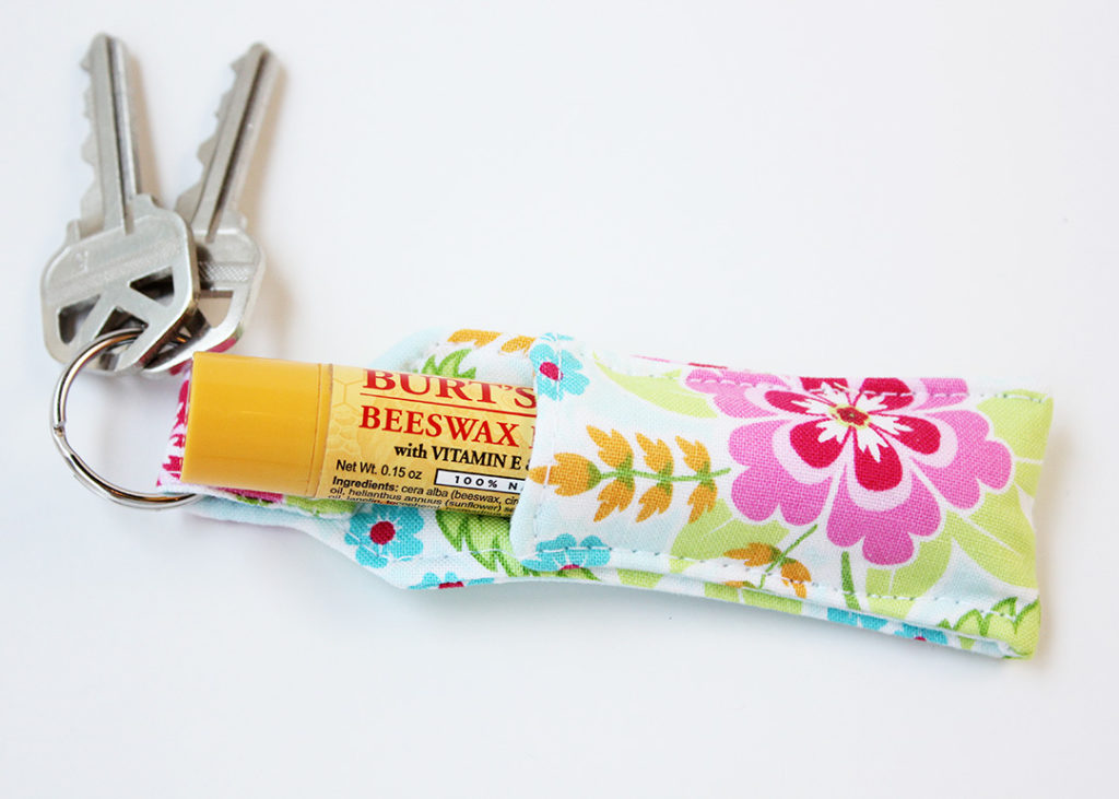 Chapstick Holder Keychain Positively Splendid {Crafts, Sewing