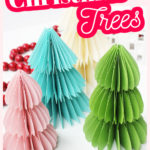 How to Make Paper Christmas Trees - Free SVG Cut Files!