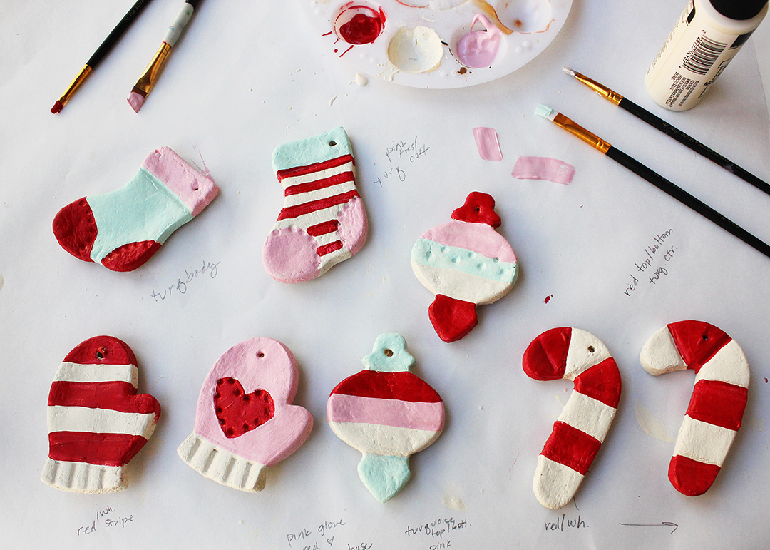 Paint Salt Dough Ornaments