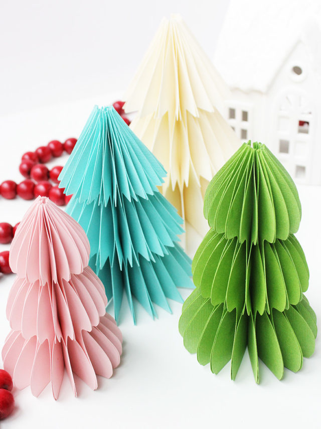 How to Make Paper Christmas Trees